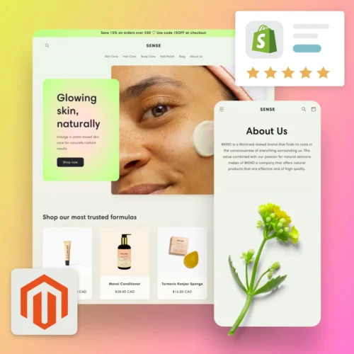 Shopify'a Geçiş: WooCommerce, Magento, WordPress ve Yerel Platformlardan Sorunsuz Taşıma Rehberi 3 genovawebart service illustration magento to shopify migration services@3x